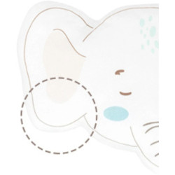 Детская подушка-подголовник Kikka Boo Elephant Time (Blue) Thumb