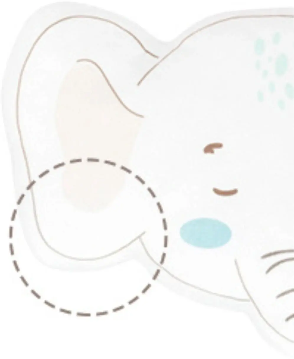 Детская подушка-подголовник Kikka Boo Elephant Time (Blue) - 3
