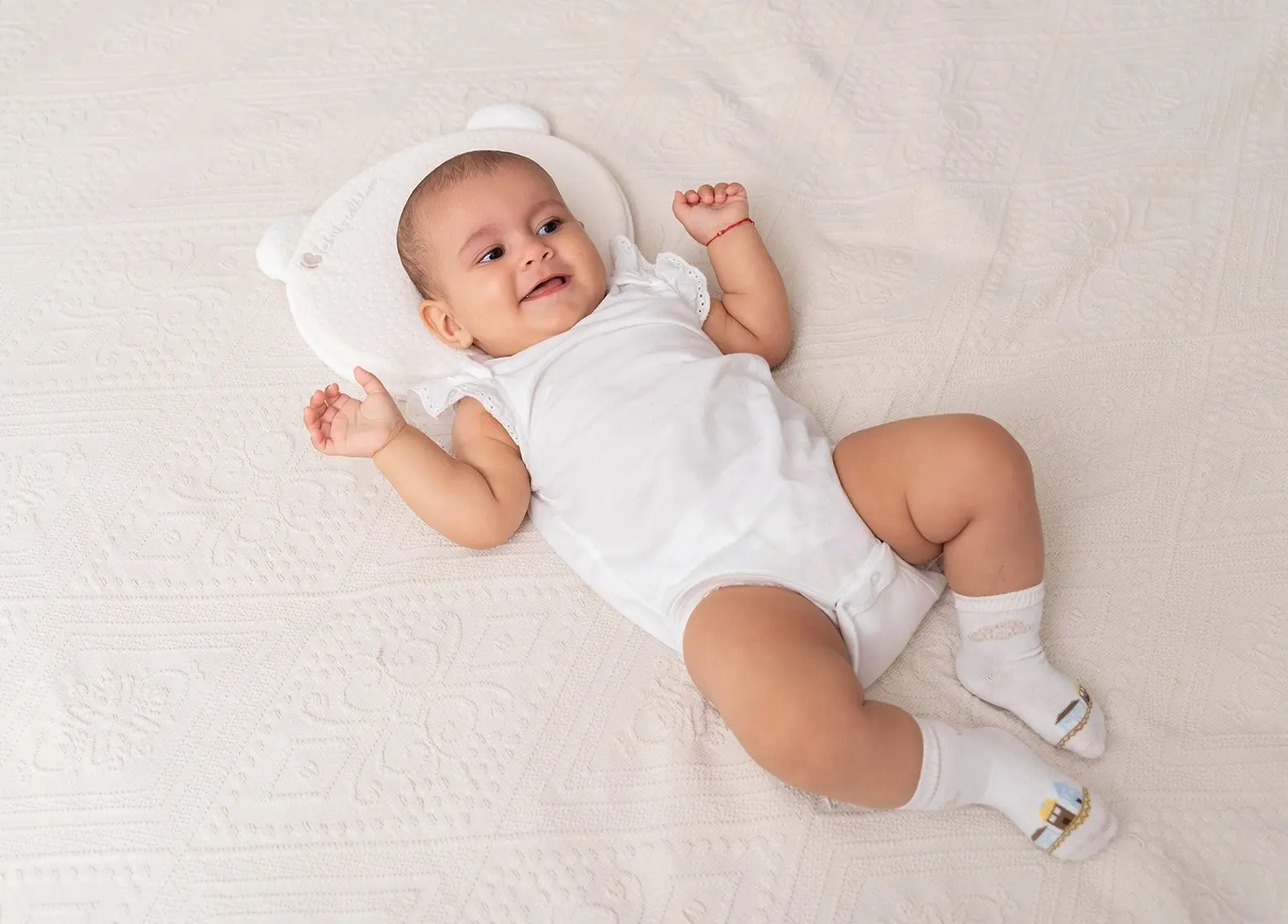 Подушка для малышей Kikka Boo Cloud Airknit (White) - 5