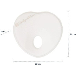 Perna pentru bebelusi Kikka Boo Heart Airknit (White) Thumb