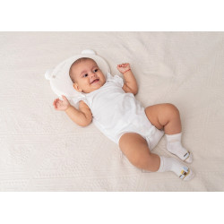 Perna pentru bebelusi Kikka Boo Heart Airknit (White) Thumb