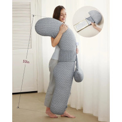 Perna pentru gravide Momcozy F Air Layer (Grey) Thumb