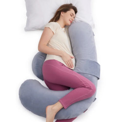 Perna pentru gravide Momcozy F Velvet (Grey) Thumb