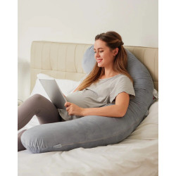 Perna pentru gravide Momcozy F Velvet (Grey) Thumb