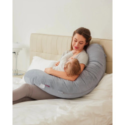 Perna pentru gravide Momcozy F Velvet (Grey) Thumb