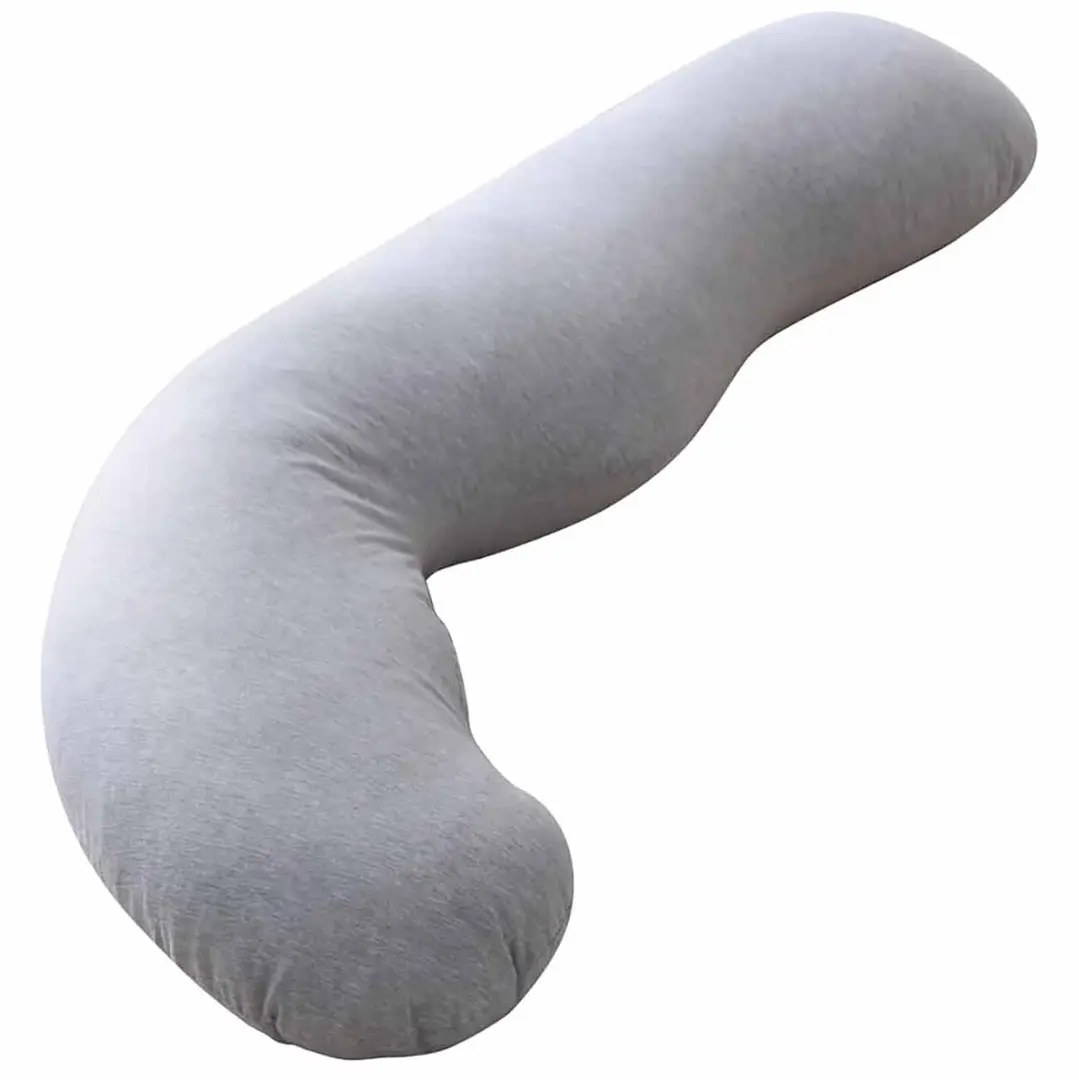 Perna pentru gravide Momcozy J Jersey Fabric (Light Grey)