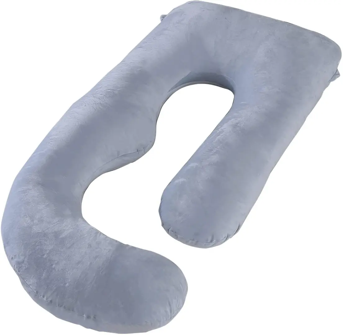 Perna pentru gravide Momcozy PP101-GR00NB-E 145x68cm (Dark Grey)
