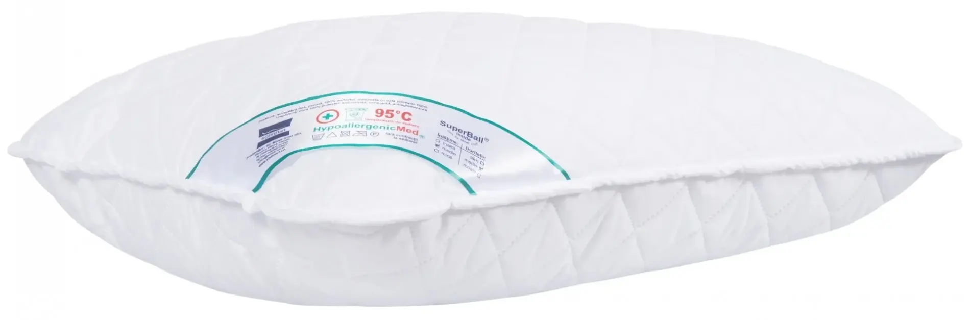Подушка Relaxe Home HypoalergenicMed 70x70cm (White) - 5
