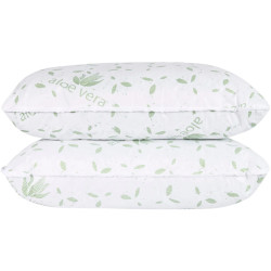 Set perne Somnart Aloe Vera 50x70cm (White/Green) Thumb