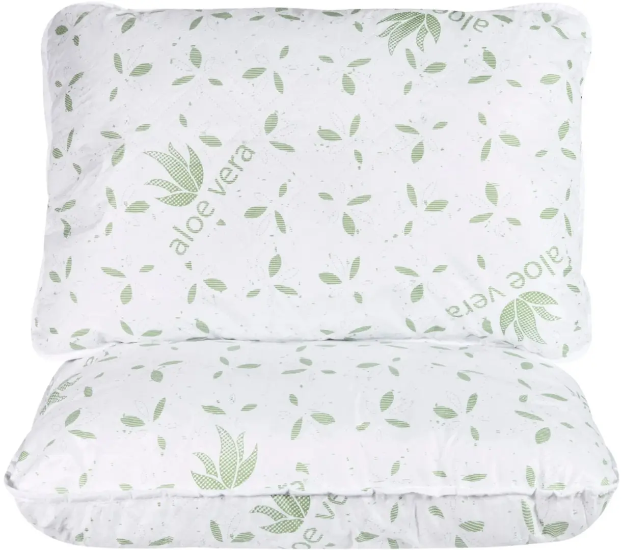 Set perne Somnart Aloe Vera 50x70cm (White/Green)