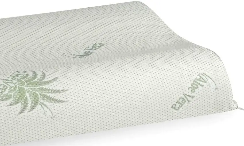 Подушка Somnart Ergonomica Memory Aloe Vera 42x72cm (White/Green)