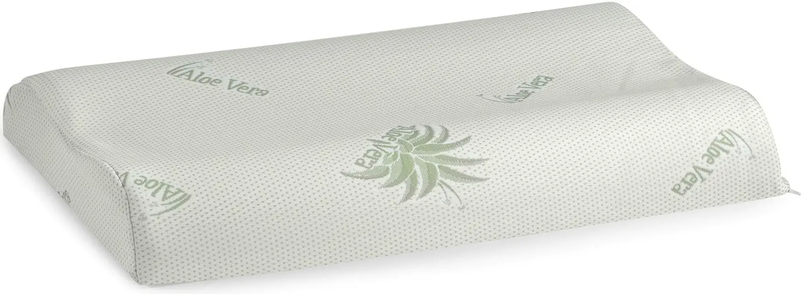 Подушка Somnart Ergonomica Memory Aloe Vera 42x72cm (White/Green)