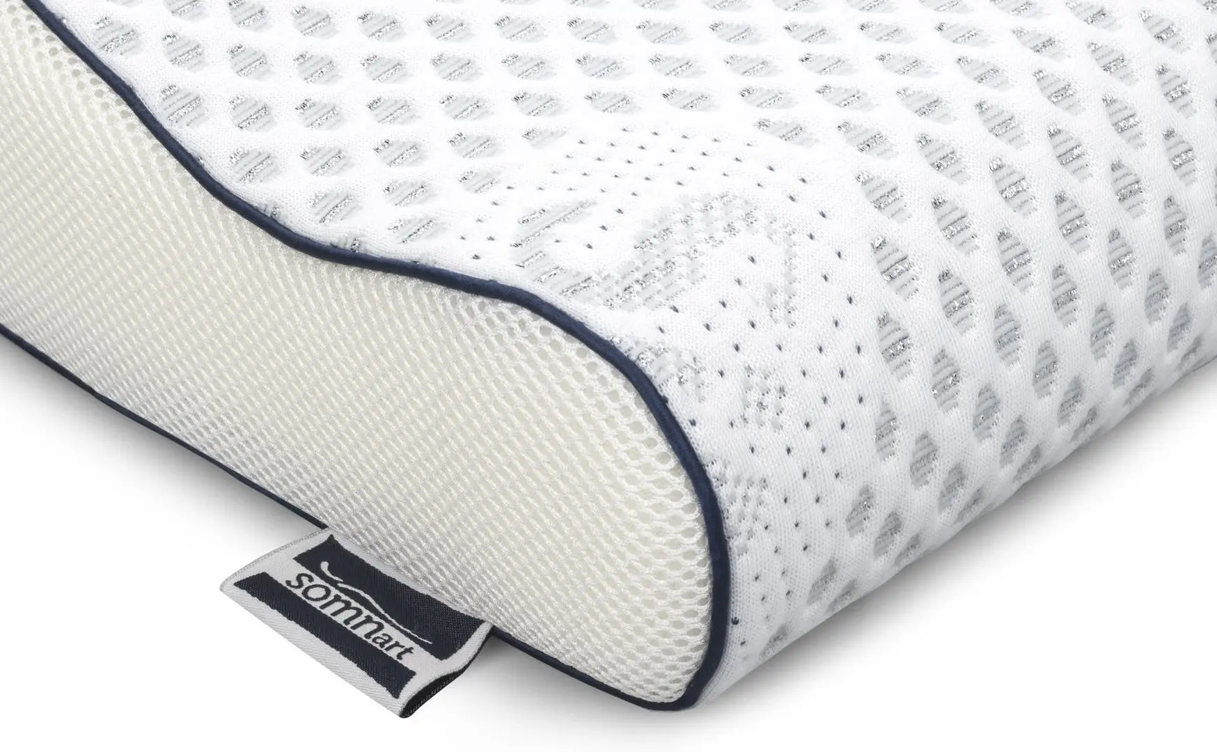 Подушка Somnart Silver Memory 00869 30x50 (Silver/White) - 2