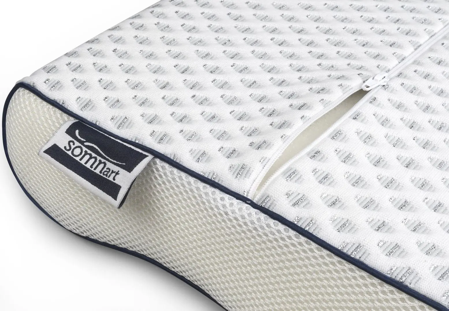 Подушка Somnart Silver Memory 00869 30x50 (Silver/White) - 4