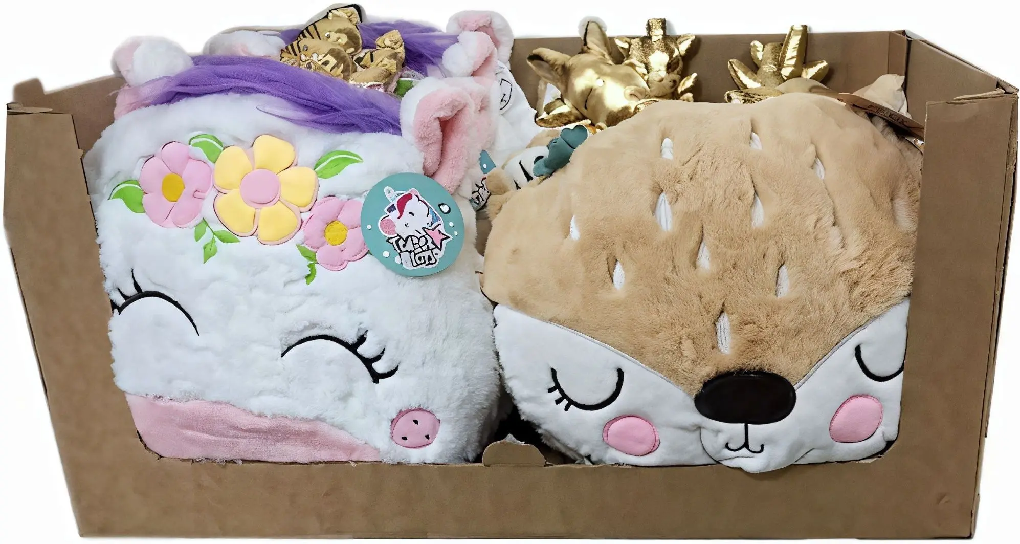 Декоративная подушка Tender Toys Deer, Unicorn 28x28