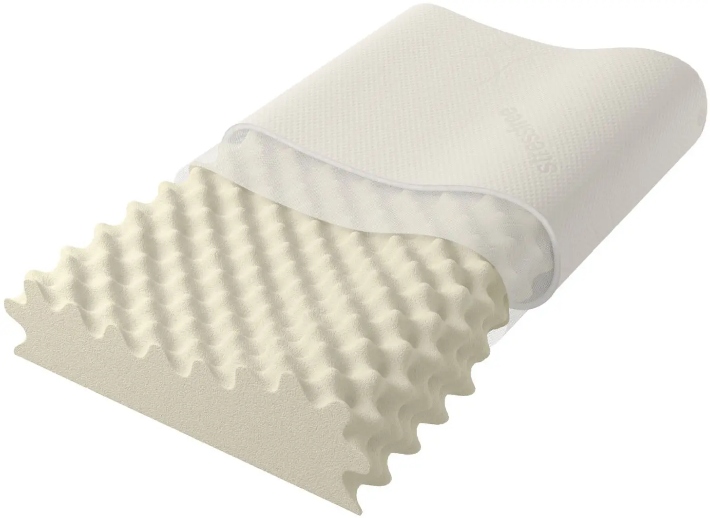 Ортопедическая подушка Vegas Green Massage 37х60см (White)