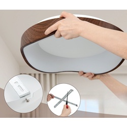 Plafoniera Costway EU10119DE-BN (Brown) Thumb