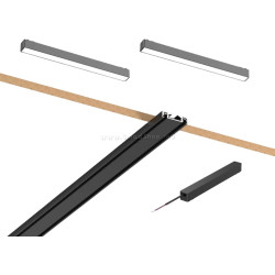 Sistem de iluminare pe șină magnetică DiviLight 2m (Black)