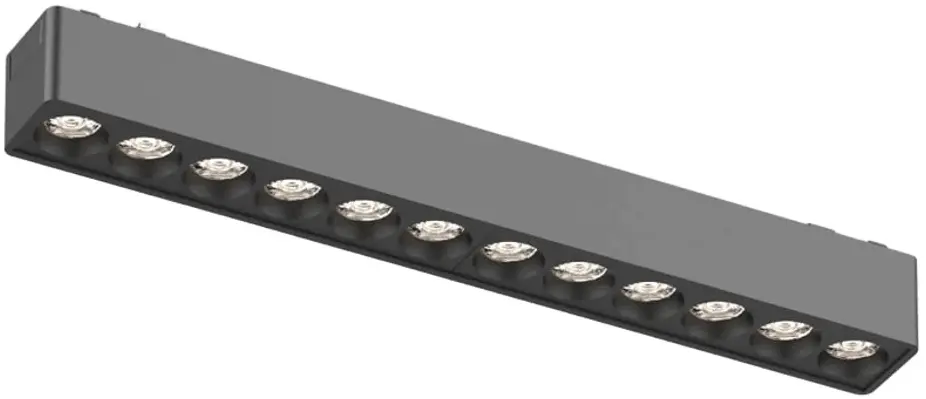 Магнитный трековый светильник DiviLight TLA2612NS (Black)