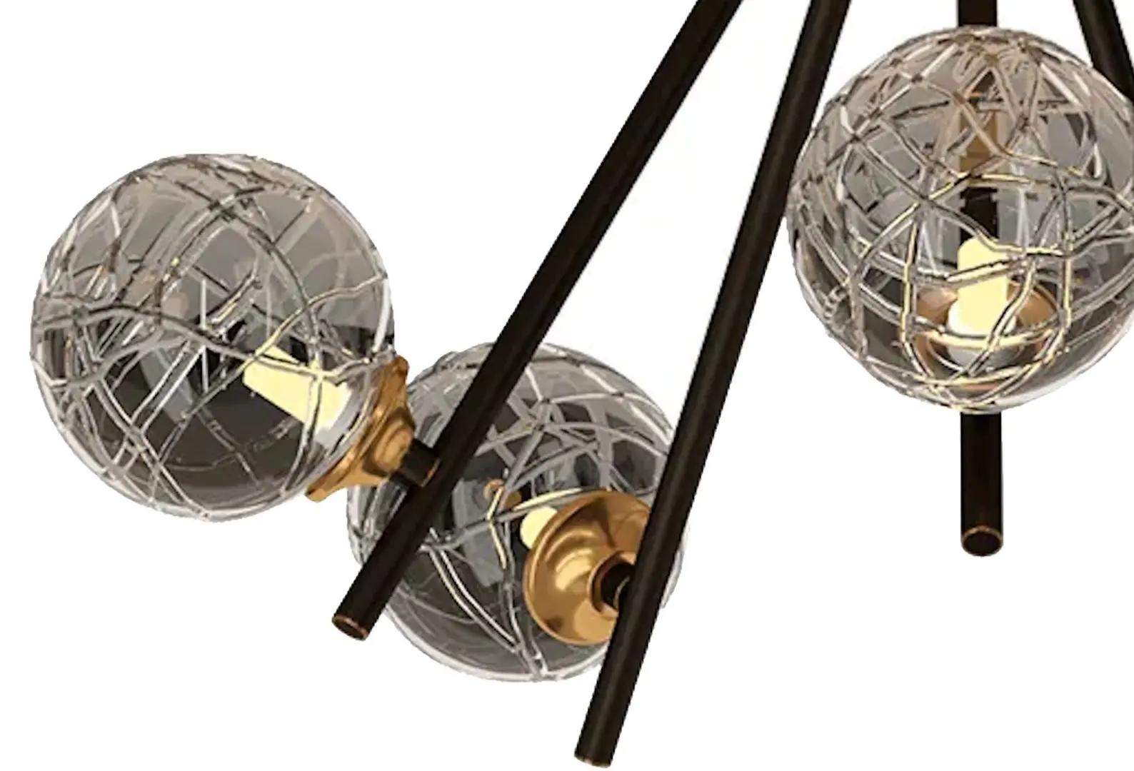 Lustra Elmos DC-CU-0001-5P (Black)