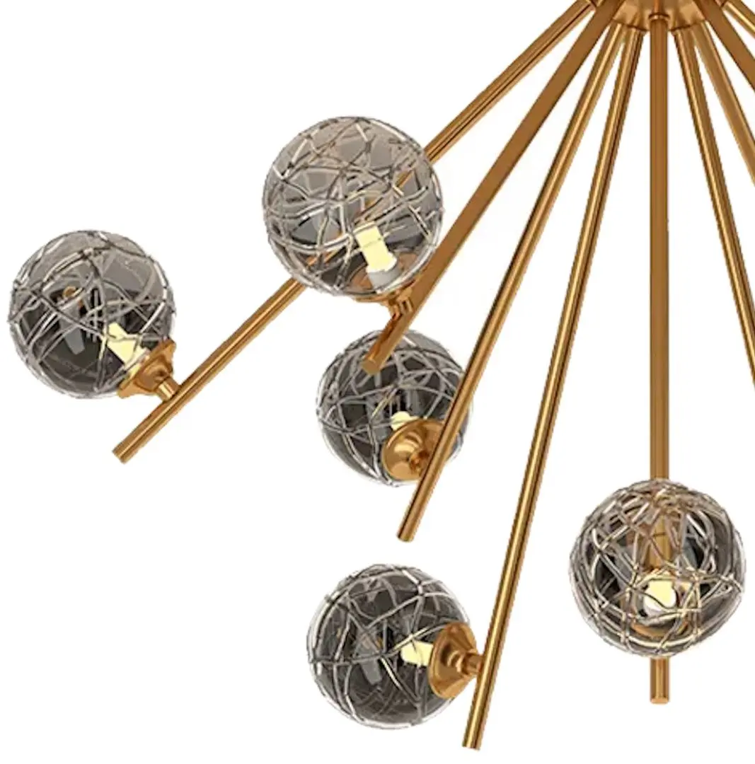 Lustra Elmos DC-CU-0001-9P (Gold)