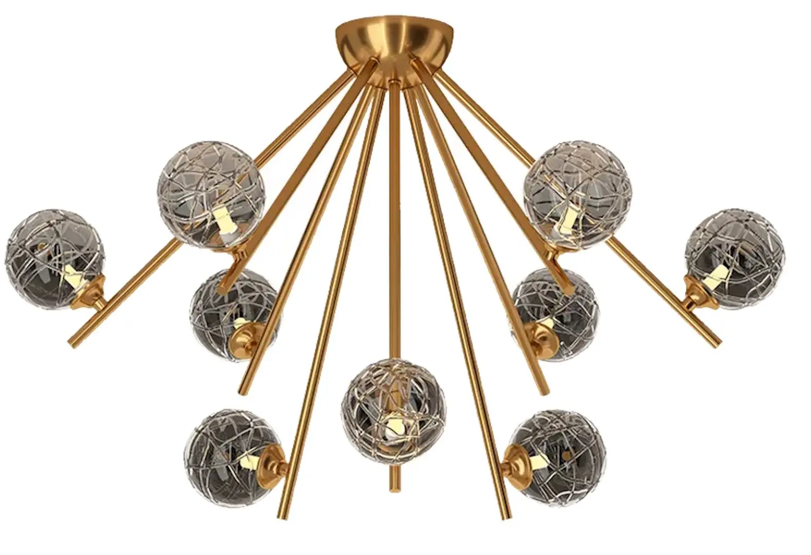 Lustra Elmos DC-CU-0001-9P (Gold)