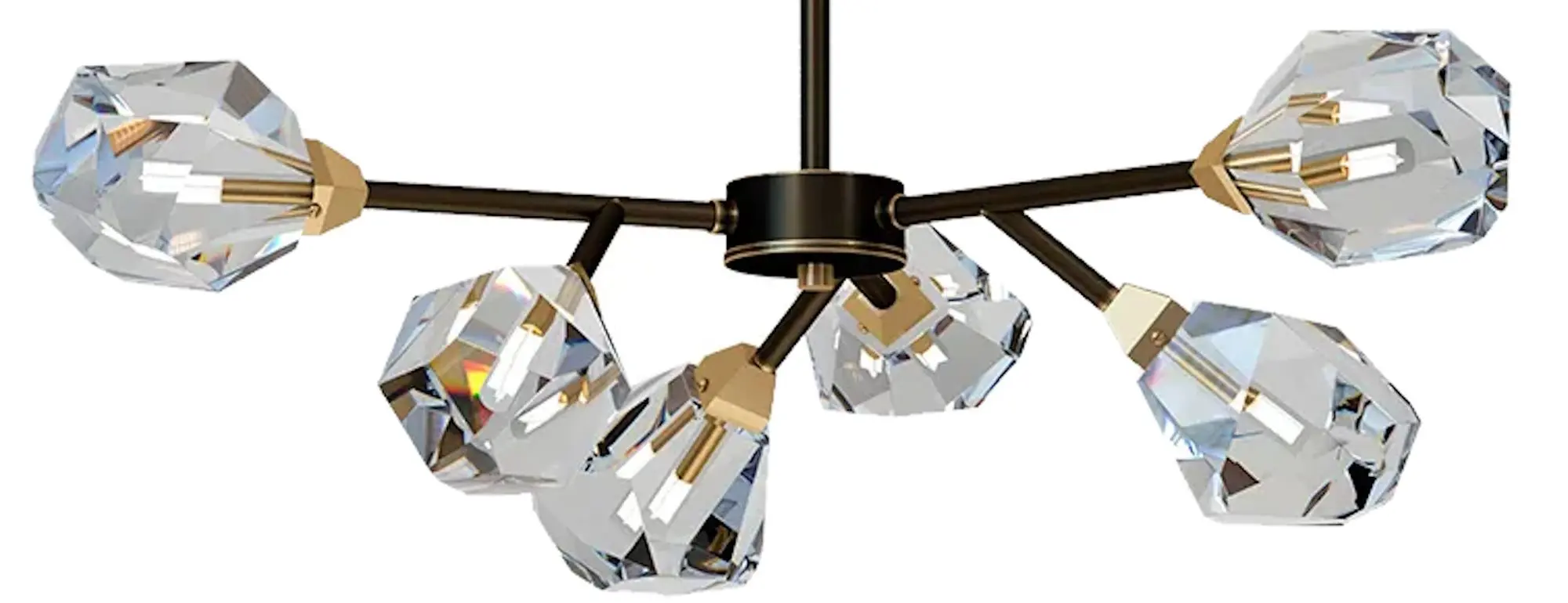 Lustra Elmos DD-CU-0001-6P (Black/Copper)