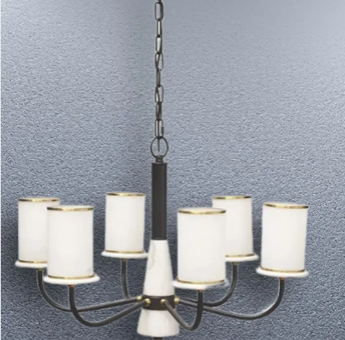 Люстра Elmos LGB180276PGBK (Black/White)