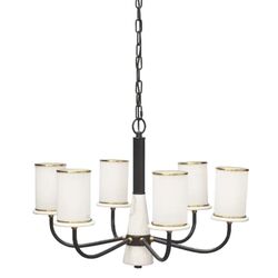 Lustra Elmos LGB180276PGBK (Black/White)