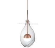 Lampa suspendata Elmos DD-LG-0543A (Bronze/Transparent)