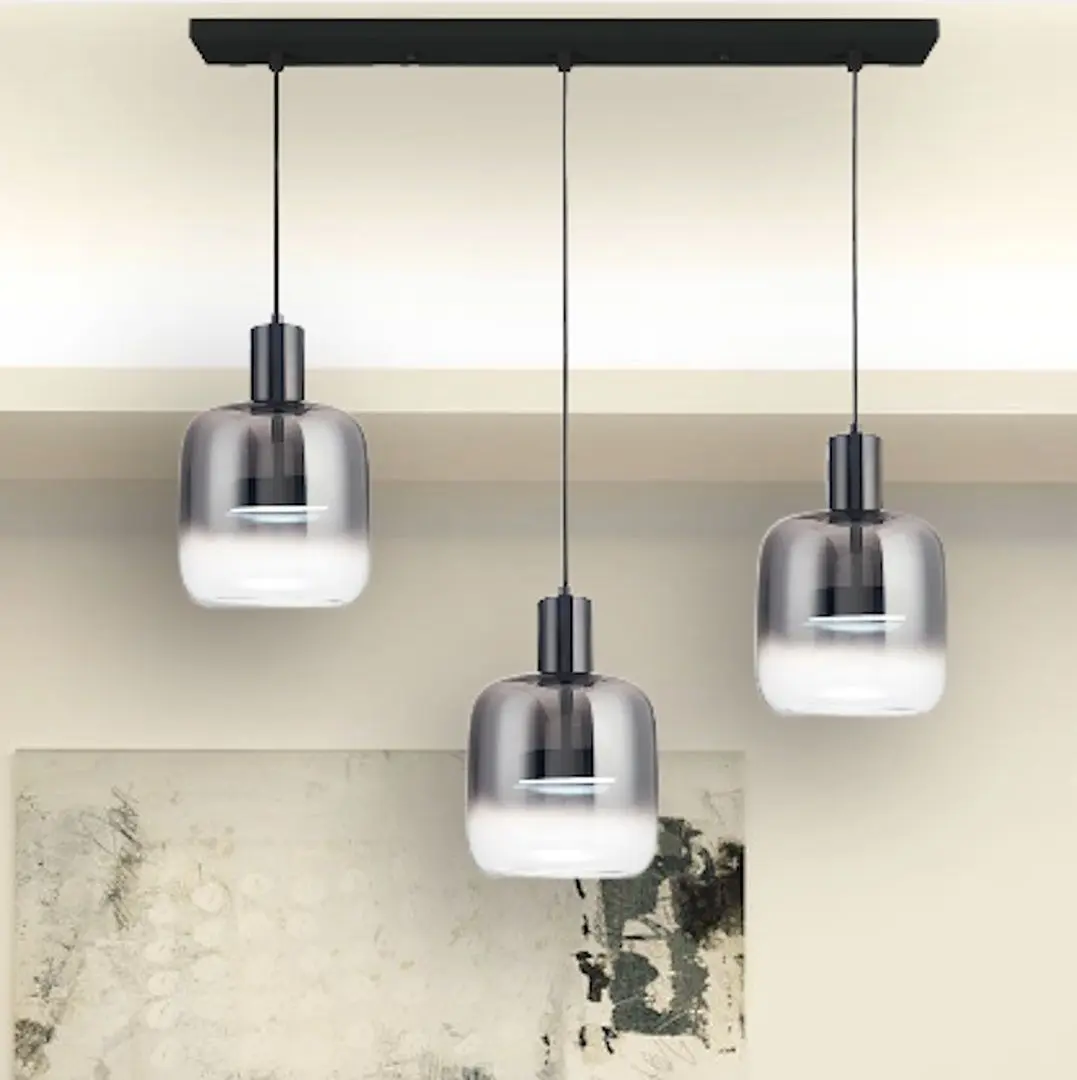 Lampa suspendata Elmos DD-LG-0574-L3N (Black/Grey)