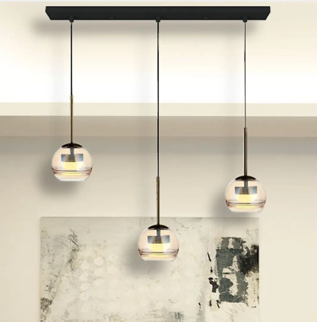 Lampa suspendata Elmos DD-LG-0607-L3B (Bronze)