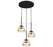 Lampa suspendata Elmos DD-LG-0607-R3B (Black/Bronze)