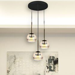 Lampa suspendata Elmos DD-LG-0607-R3B (Black/Bronze) Thumb