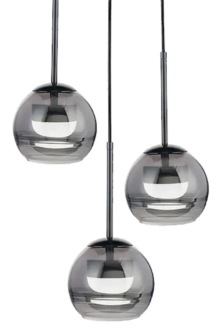 Lampa suspendata Elmos DD-LG-0607-R3N (Black/Grey)