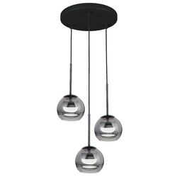 Lampa suspendata Elmos DD-LG-0607-R3N (Black/Grey)