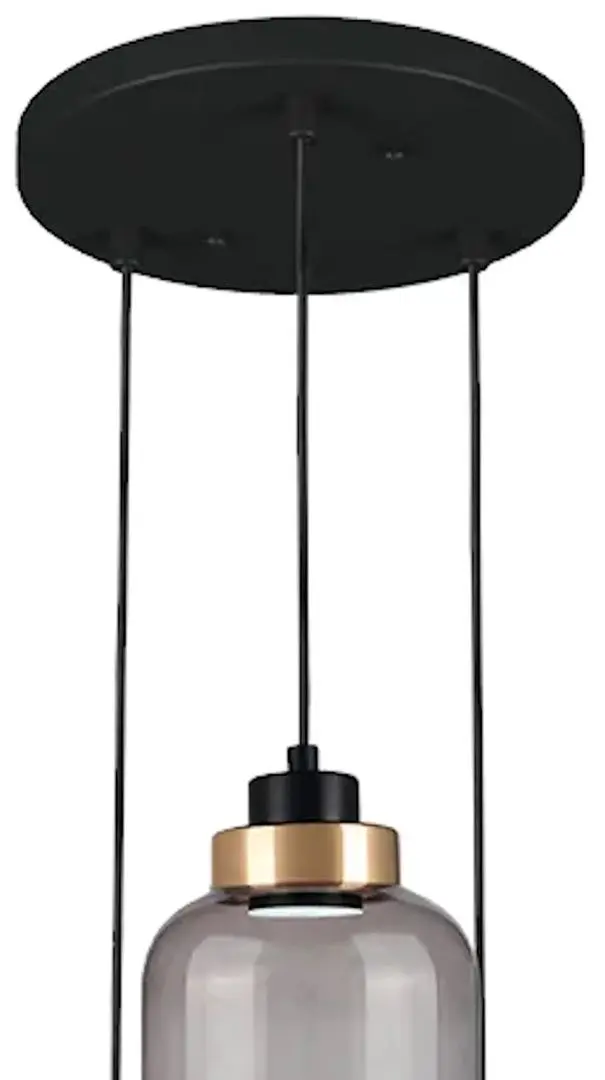 Подвесной светильник Elmos DD-LG-0617-R3 (Black/Silver)