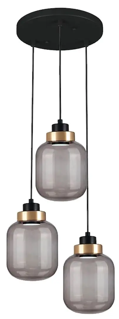 Подвесной светильник Elmos DD-LG-0617-R3 (Black/Silver)