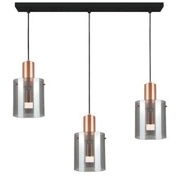 Lampa suspendata Elmos DD-LG-0630-L3 (Black/Grey)