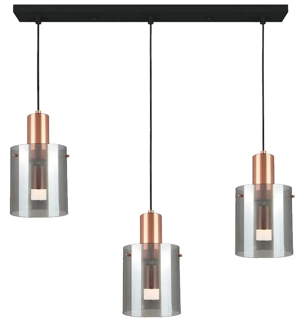 Подвесной светильник Elmos DD-LG-0630-L3 (Black/Grey)