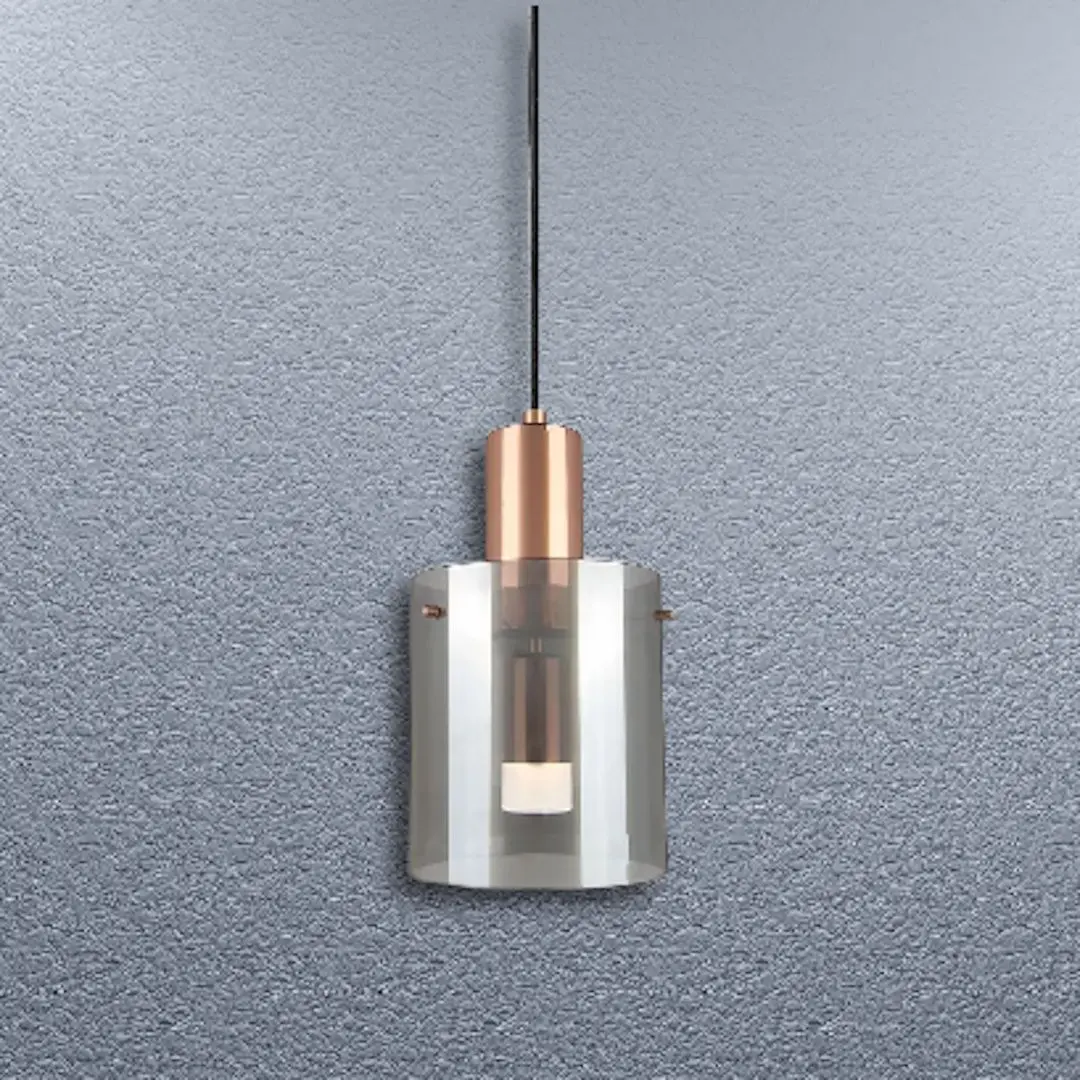 Lampa suspendata Elmos DD-LG-0630P (Black/Grey)