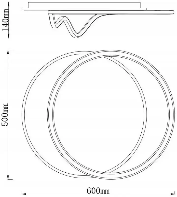 Plafoniera Elmos DCLM-0042500A (White)