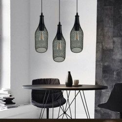 Lampa suspendata cu baterii H&S 41385 (Black) Thumb