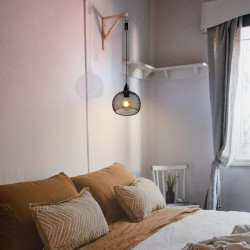 Lampa suspendata cu baterii H&S 41386 (Black) Thumb