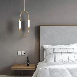 Lampa suspendata Hiper Chris (Gold/White) Thumb