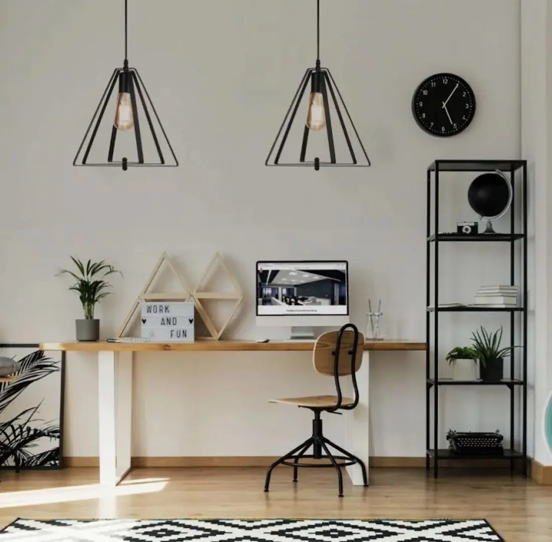 Lampa suspendata Horoz Electric Maxwell (Black)