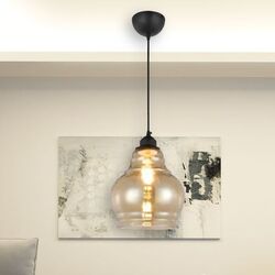 Подвесной светильник Horoz Electric Rondo (Amber) Thumb