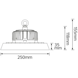Подвесной светильник Horoz Herkul-100 (Black) Thumb