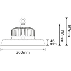 Подвесной светильник Horoz Herkul-200 (Black) Thumb