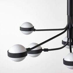 Candelabru Ikea Storslinga 8-brate (Alb/Negru) Thumb